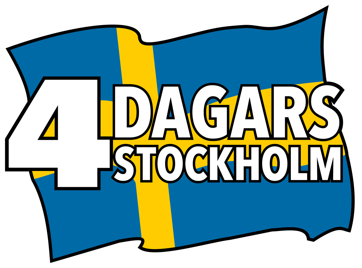 4Dagars Stockholm T-Shirt, Dam