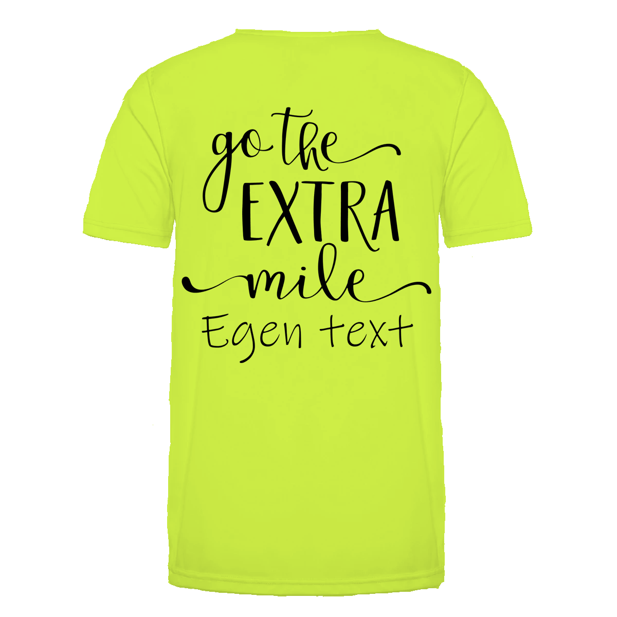 Personlig "Go the extra mile" T-shirt