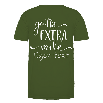 Personlig "Go the extra mile" T-shirt