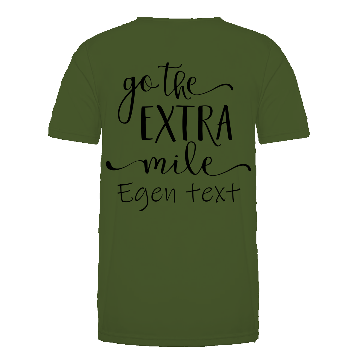 Personlig "Go the extra mile" T-shirt