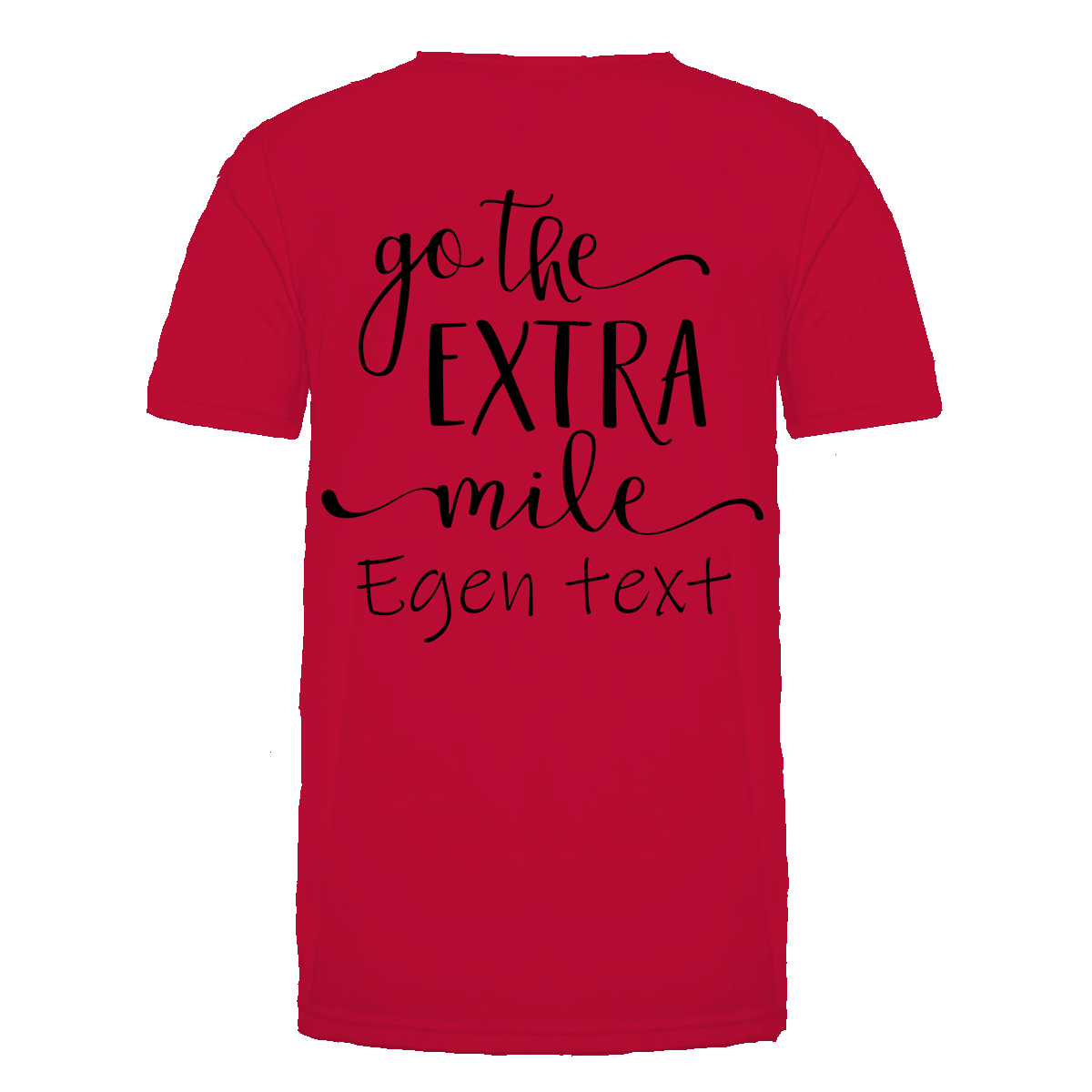 Personlig "Go the extra mile" T-shirt