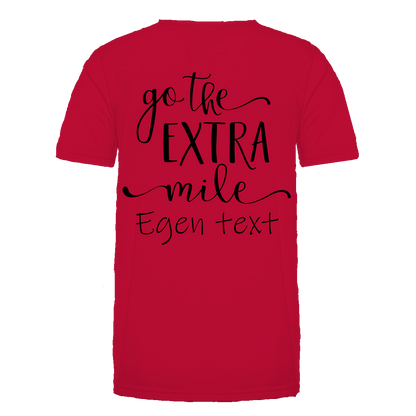 Personlig "Go the extra mile" T-shirt